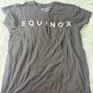 Equinox Black Short Sleeve Women's Tee
